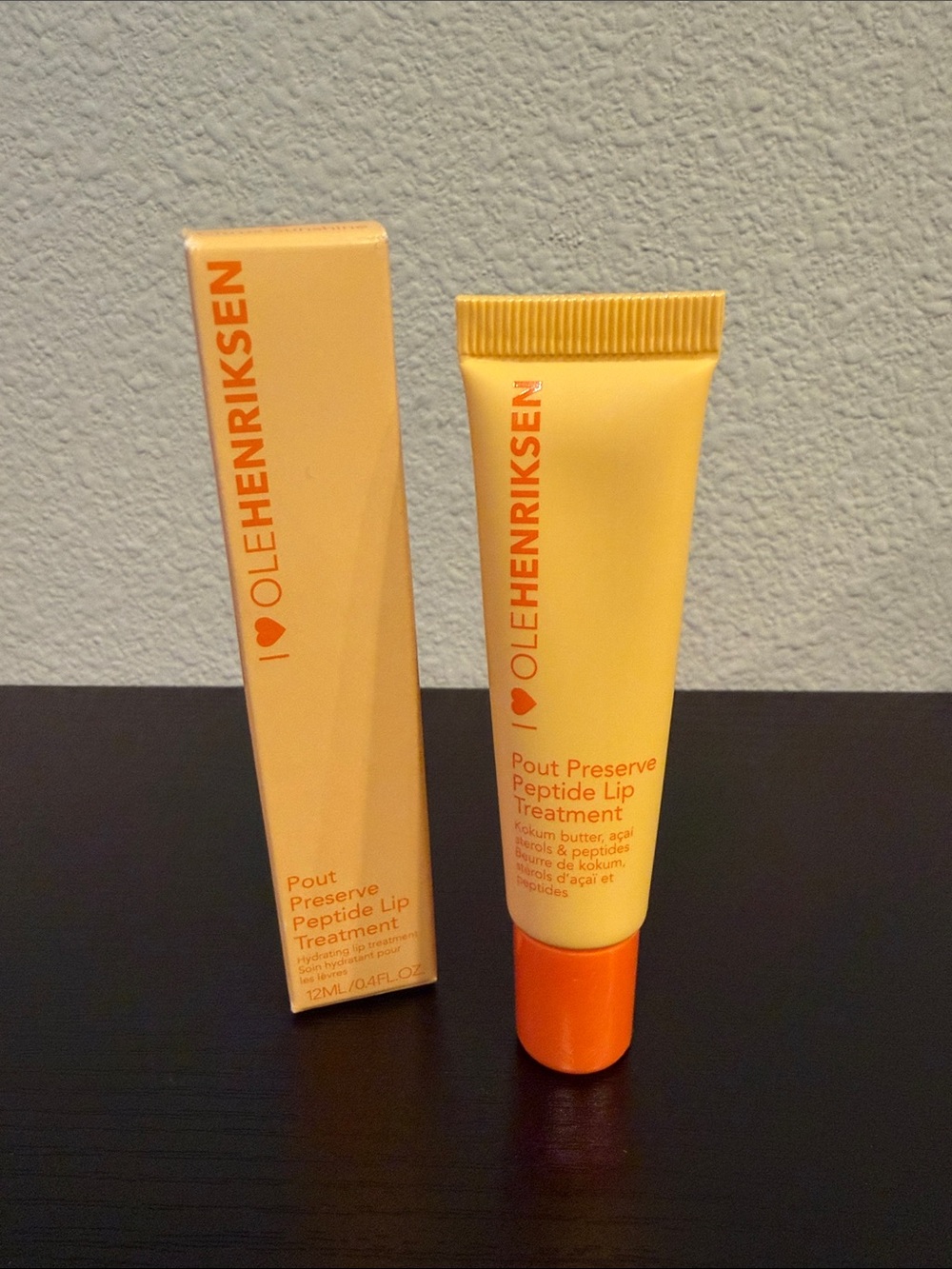 Ole Henriksen Pout Preserve Peptide Lip Treatment - Yellow Tube
